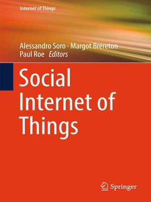 cover image of Social Internet of Things
